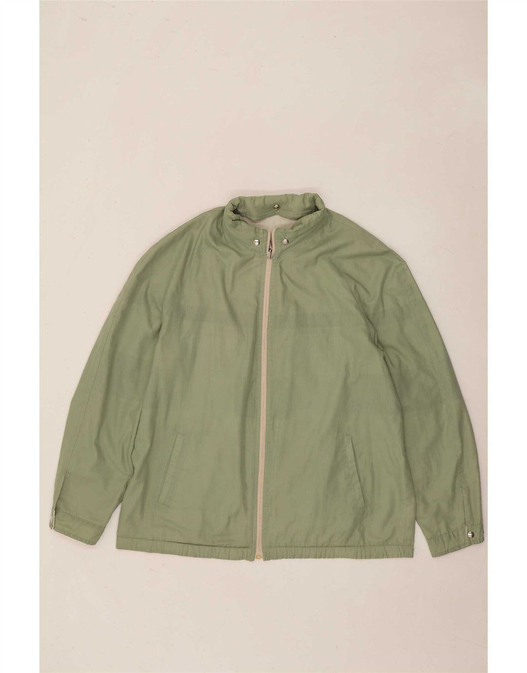 Vintage hættejakke til mænd IT 52 XL Grøn Colourblock