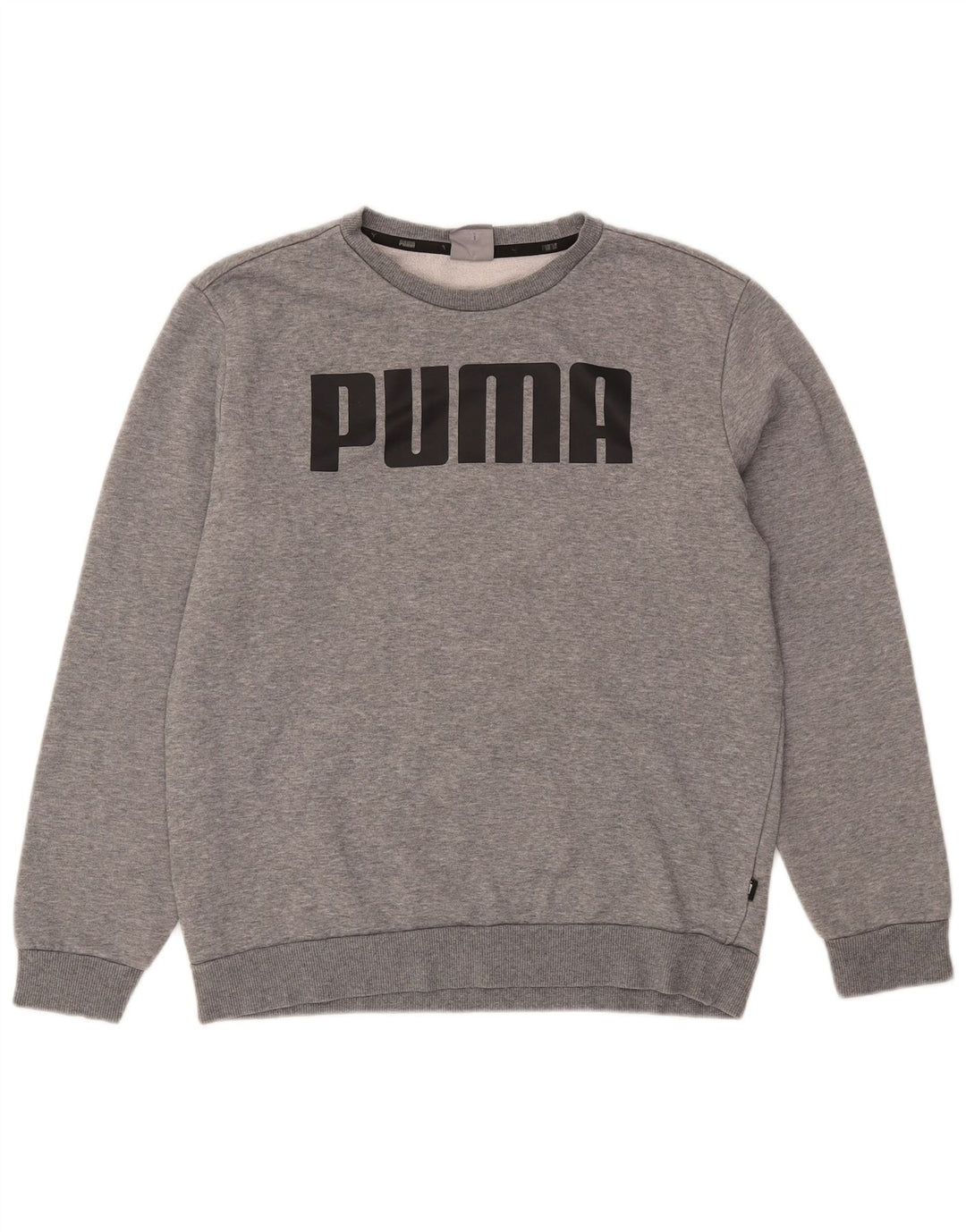 Puma Herre grafisk sweatshirt Jumper Medium Grey Flecked Bomuld
