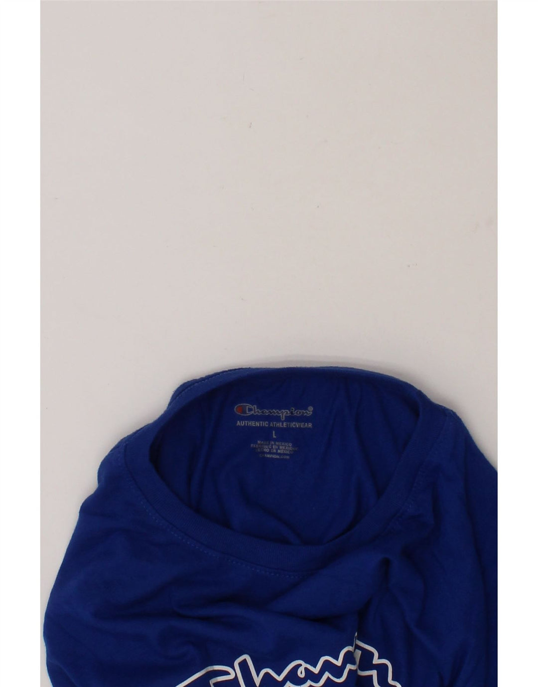 CHAMPION Boys Graphic Top Long Sleeve 11-12 Years Large Blue Vintage Champion and Second-Hand Champion from Messina Hembry 