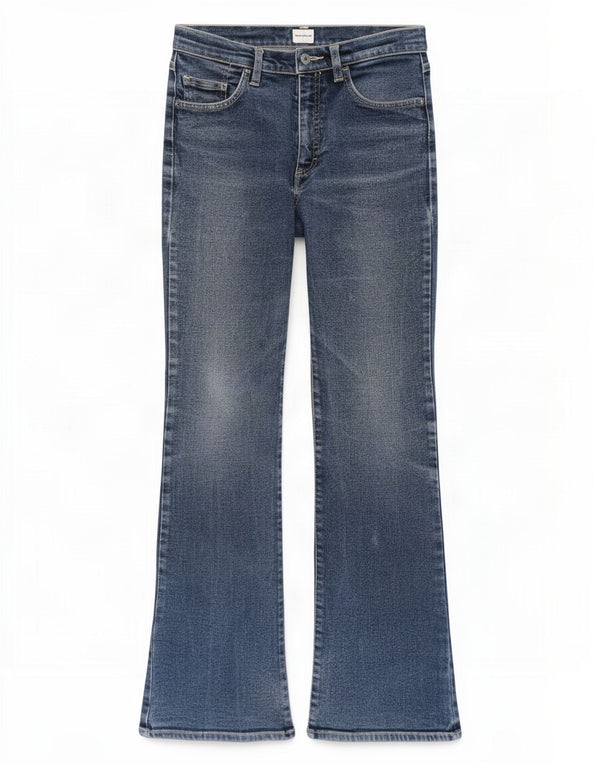 Calvin Klein Girls Bootcut Jeans 13-14 Years W28 L29 Blue
