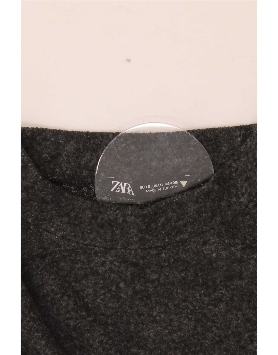 Zara Dametop Langærmet UK 10 Lille Grå