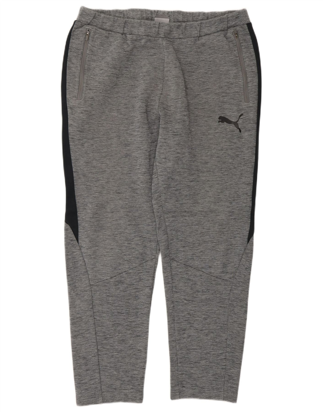 PUMA Mens Tracksuit Trousers Large  Grey Colourblock