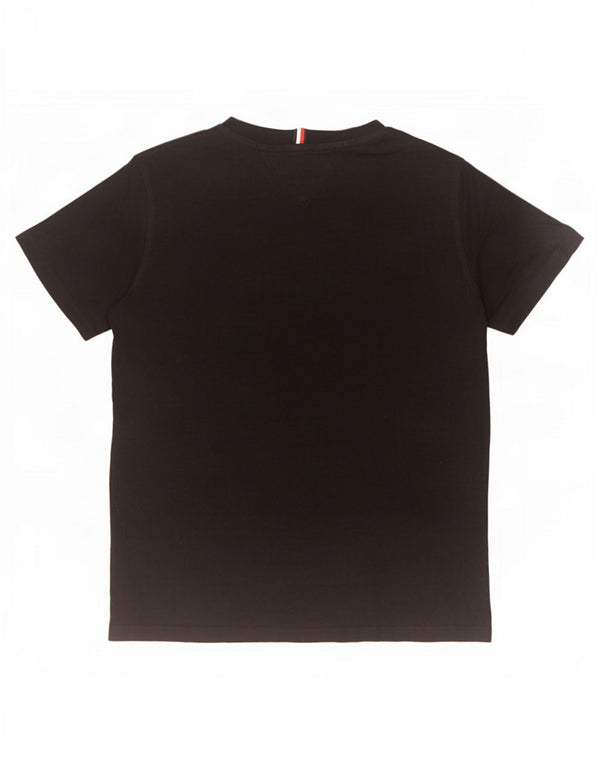 Tommy Hilfiger Boys Grafisk T-Shirt Top 13-14 år Sort