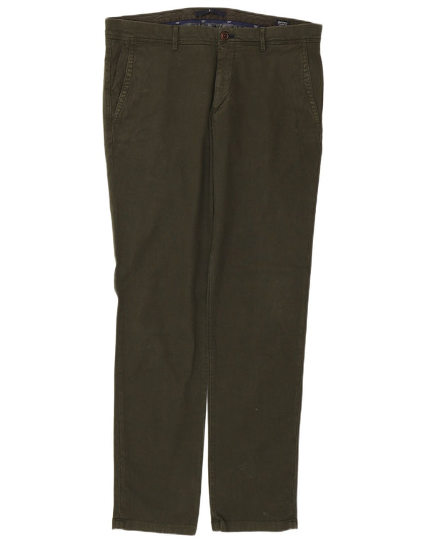 JOOP Herre Modern Fit Slim Chino Bukser W34 L34 Grøn Bomuld