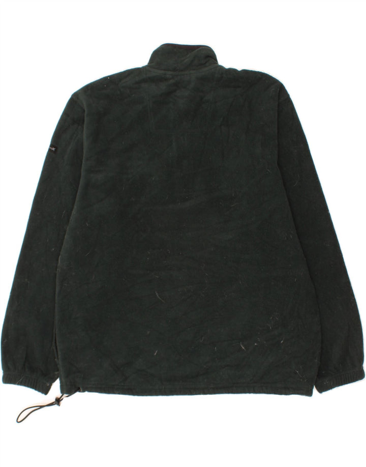 IZOD Mens Zip Neck Fleece Jumper Large Green Polyester Vintage Izod and Second-Hand Izod from Messina Hembry 