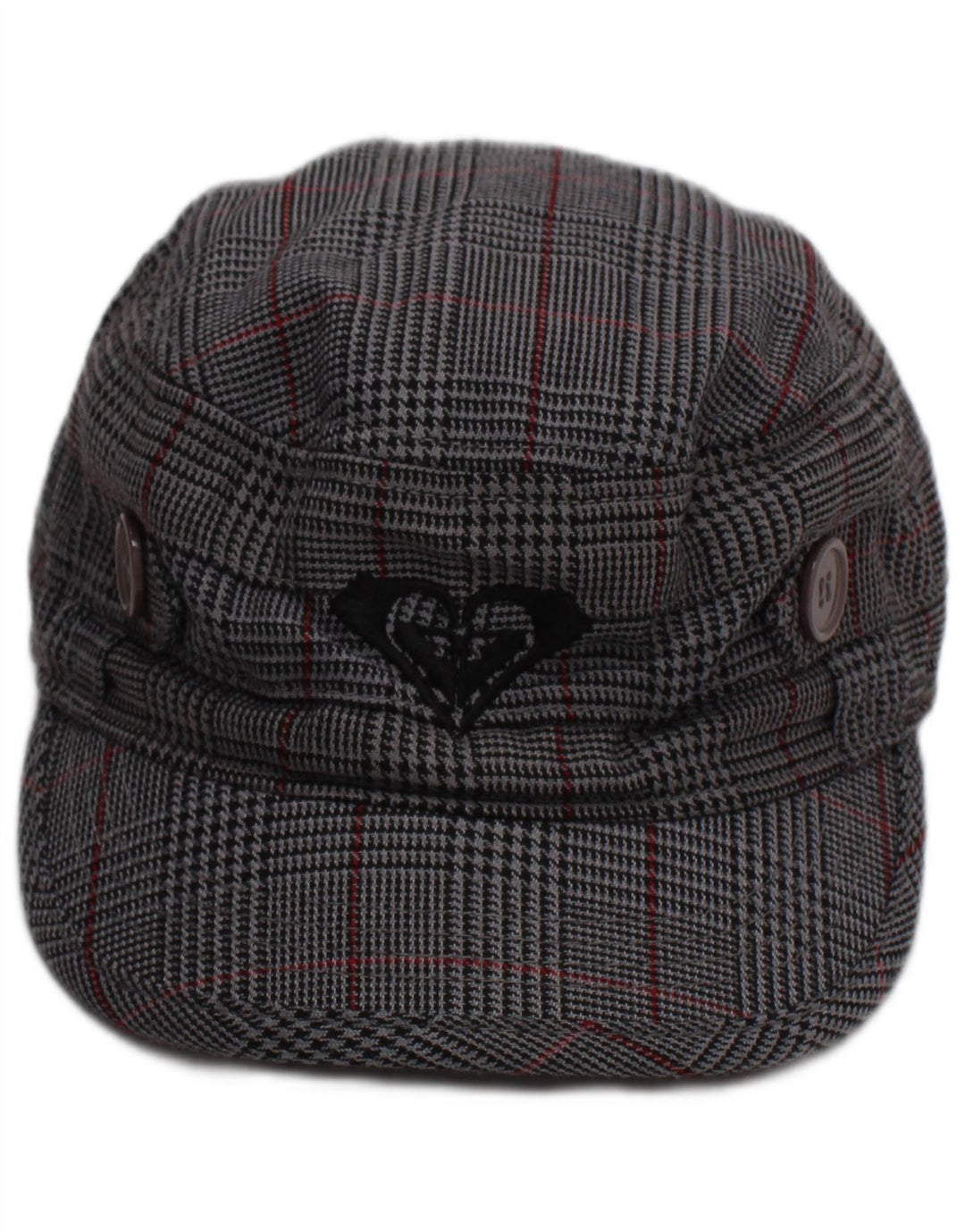 Roxy Womens Newsboy Cap One Size Grå Houndstooth