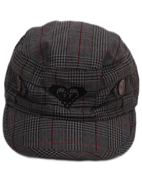 Roxy Womens Newsboy Cap One Size Grå Houndstooth