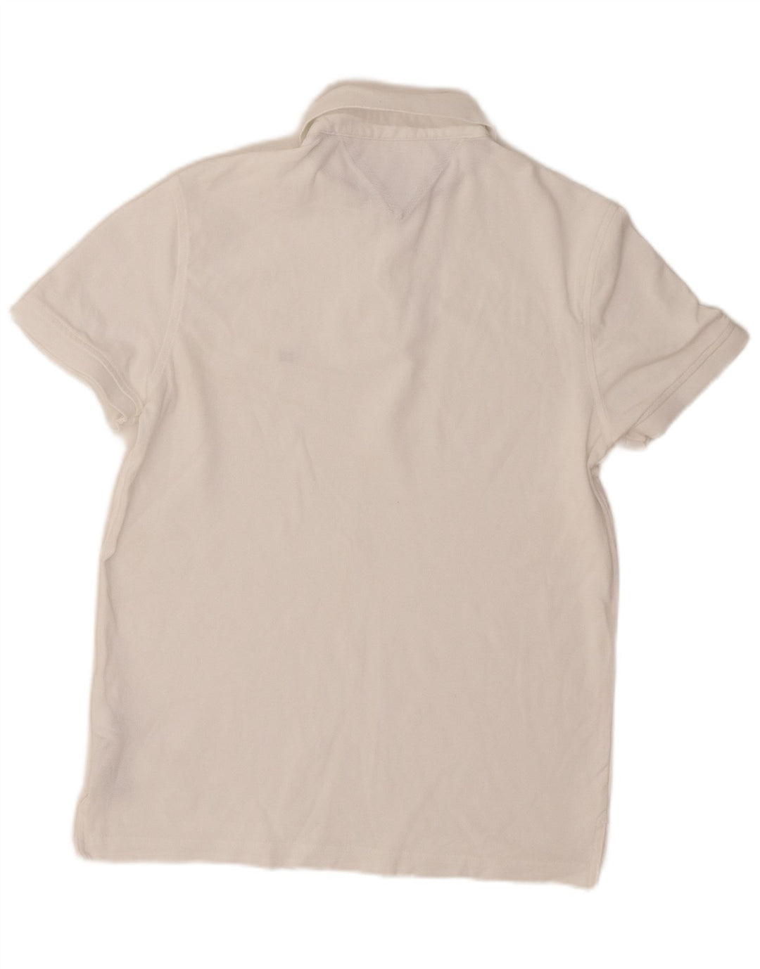 TOMMY HILFIGER Herre Regular Fit Polo Shirt Lille hvid bomuld