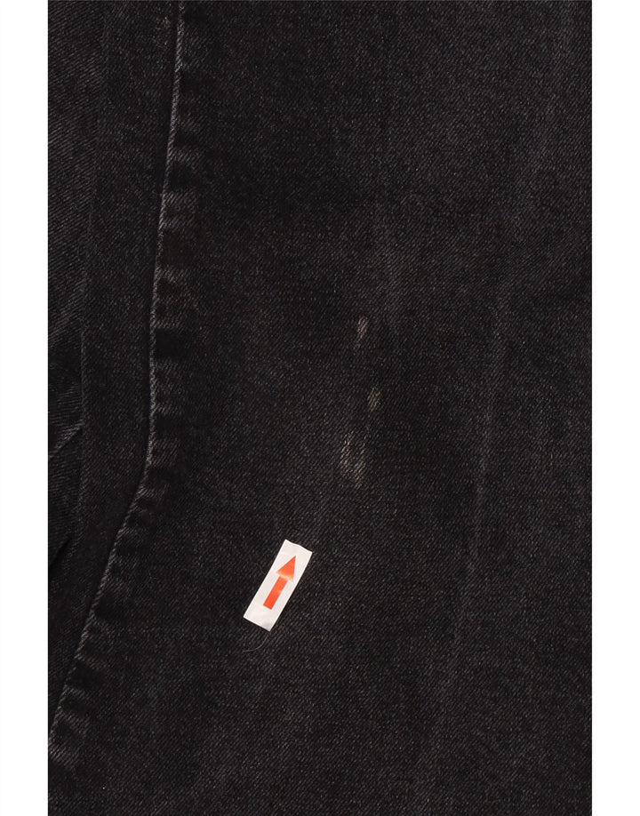 Massimo Dutti Dame Bootcut Jeans EU 36 XS W26 L25 Sort Bomuld