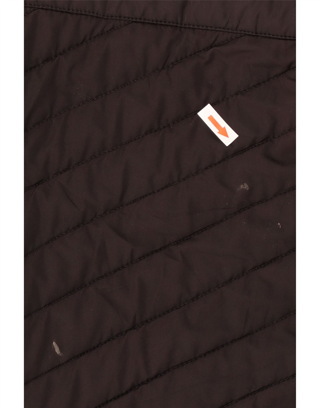 Diadora Herre hættepolstret jakke UK 42 XL Sort Polyester