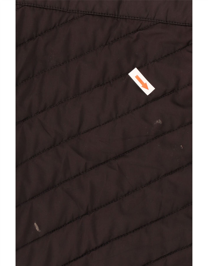 Diadora Herre hættepolstret jakke UK 42 XL Sort Polyester