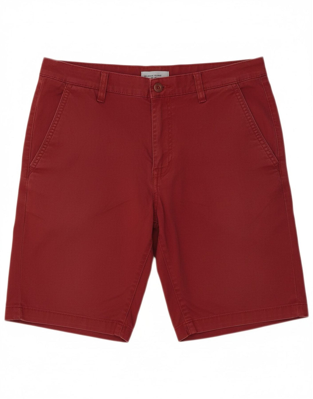 DACK'S Mens Regular Fit Chino Shorts IT 48 Medium W34 Burgundy