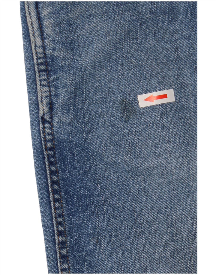 Wrangler Herre Texas Stretch Straight Jeans W36 L30 Blå Bomuld