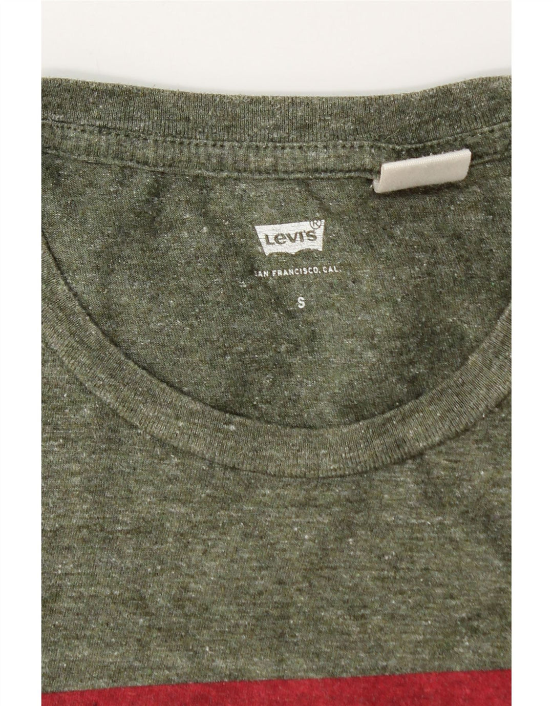 Levi's Herre grafisk T-shirt Top Lille Khaki Flecked