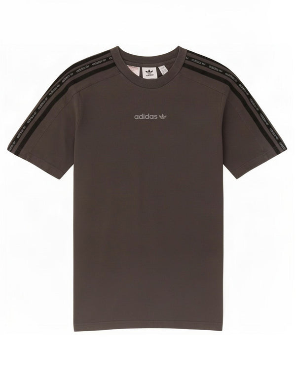 Adidas drenge grafisk t-shirt top 13-14 år grå bomuld