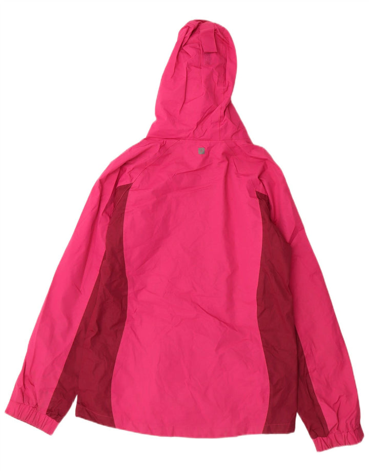 Mountain Warehouse Girls Windbreaker Jacket 12-13 år Pink Colourblock