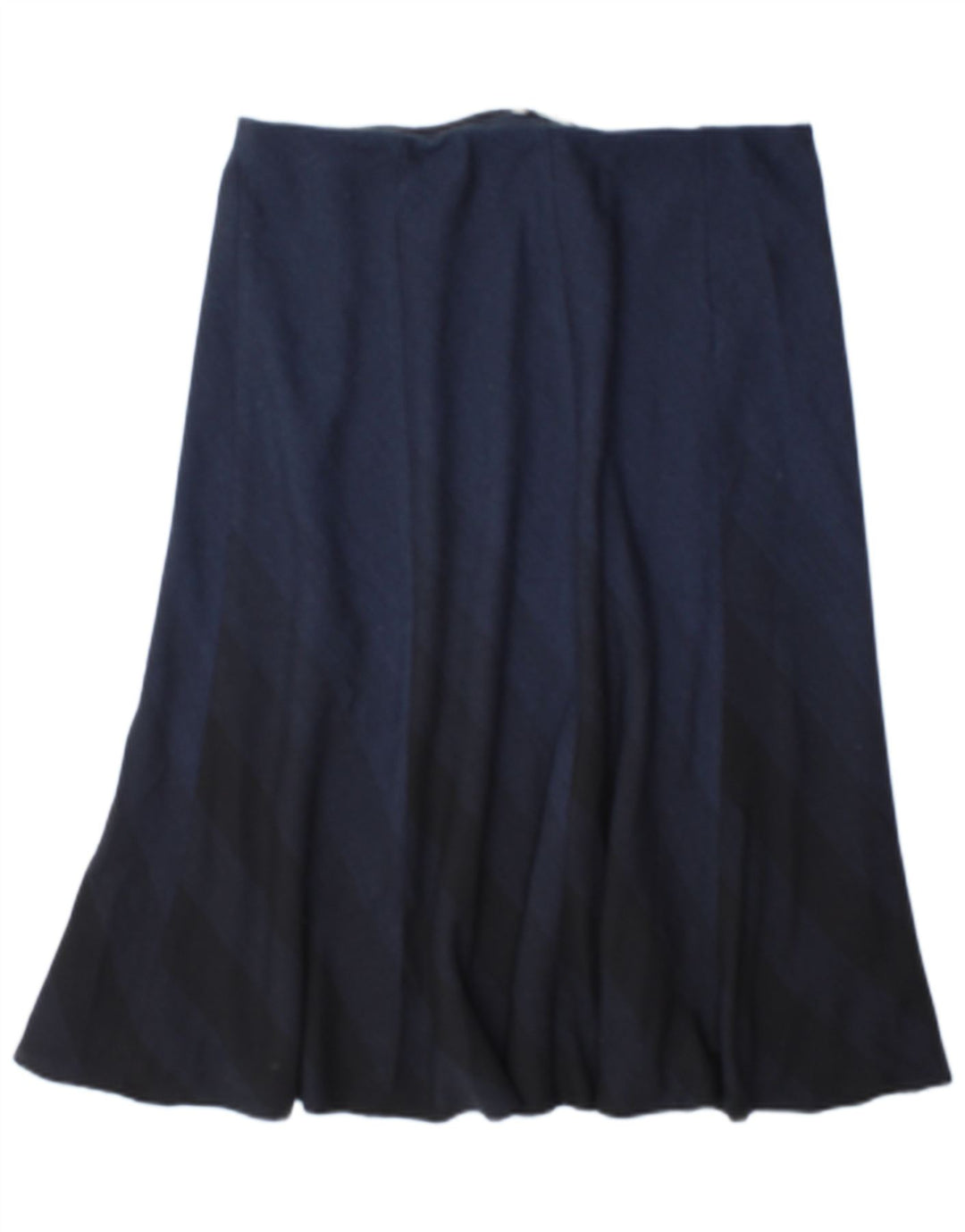 Marks & Spencer Dame A-Line nederdel UK 16 Large W34 Navy Blue Check
