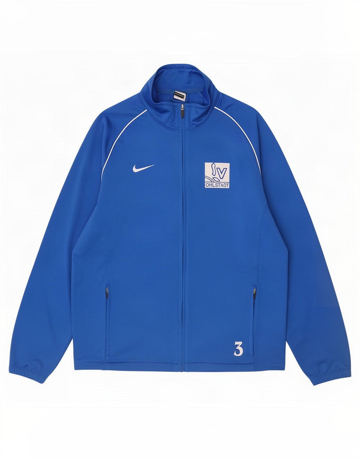 Nike træningsdragt topjakke til mænd XL blå polyester