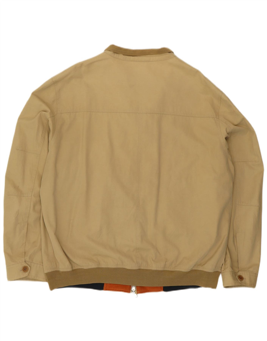 Amerigo Vespucci Herre Bomber Jacket UK 44 2XL Beige Polyester