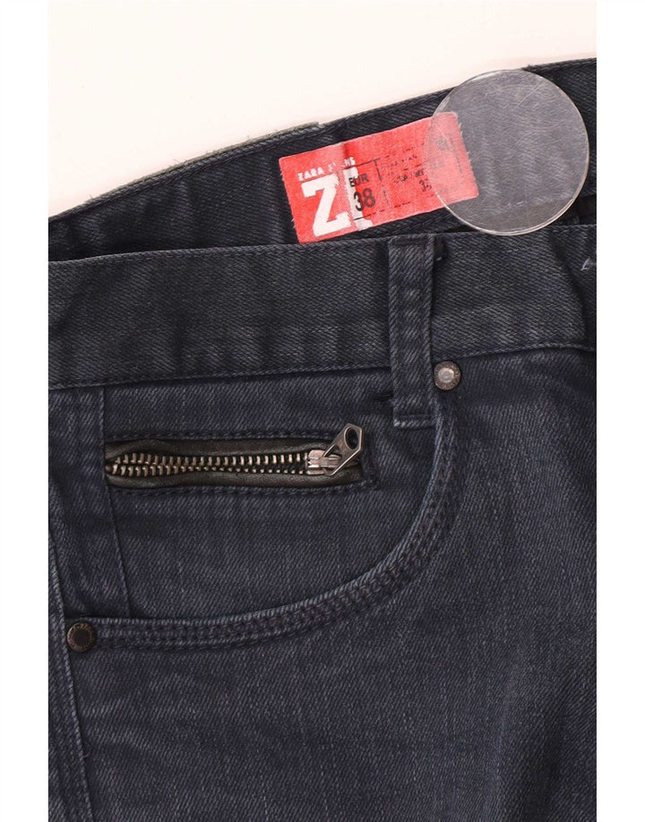 Zara Herre Slim Jeans EU 38 Small W30 L34 Navy Blue