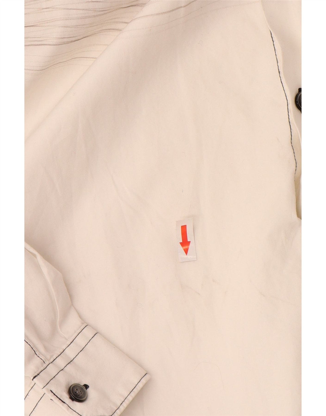 Calvin Klein Herre Slim Fit skjorte Lille hvid Colourblock Bomuld