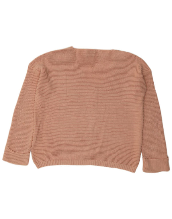Massimo Dutti Dame V-hals sweater UK 16 Large Pink