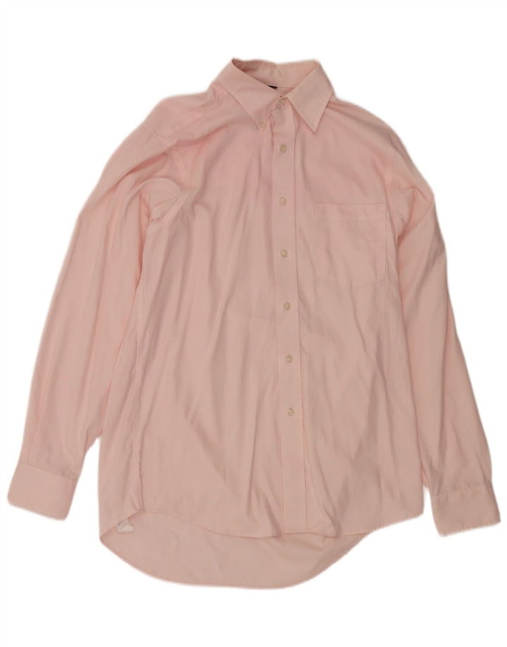 Chaps Herre Classic Fit Skjorte Størrelse 15 1/2 Medium Pink Bomuld