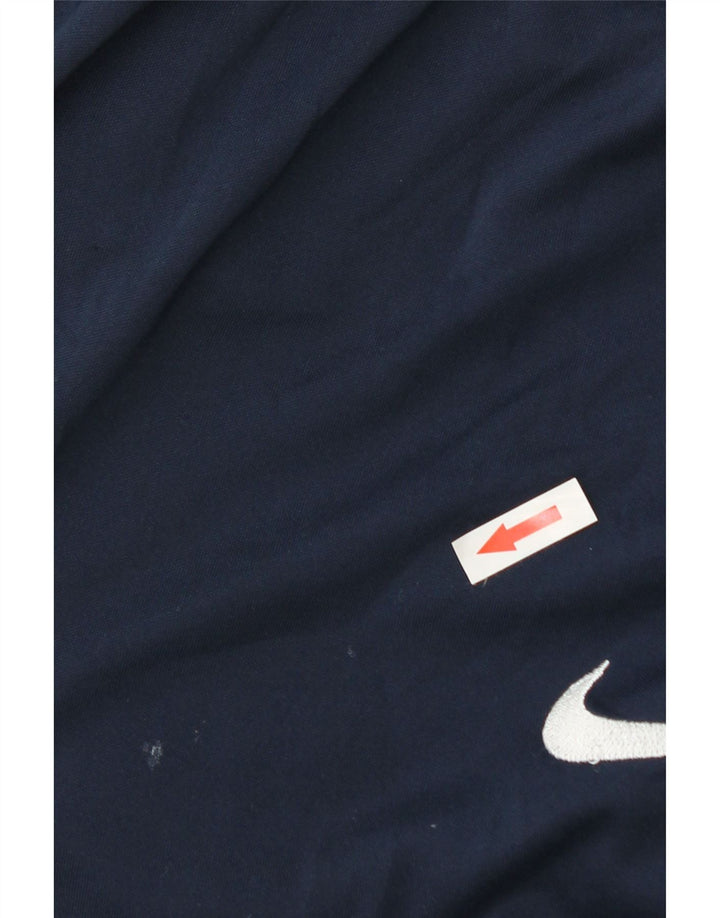 Nike herre Dri Fit træningsdragt bukser XL marineblå polyester