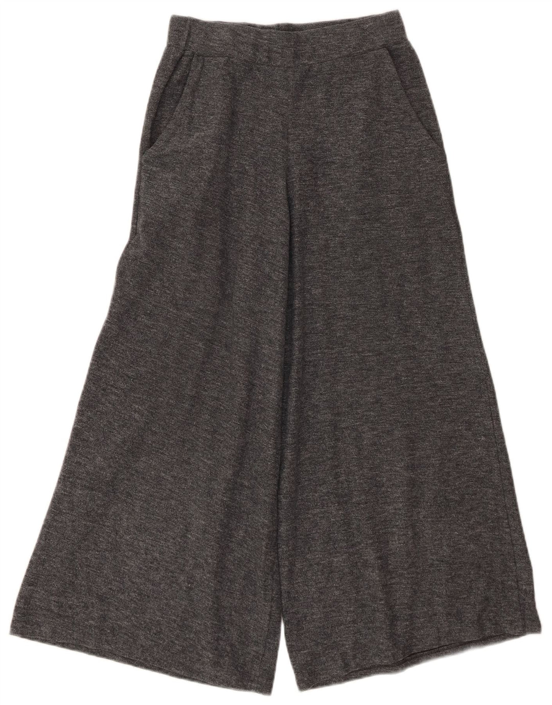 Zara Womens Vide Ben Cropped Trousers Small W26 L24 Grå Polyester