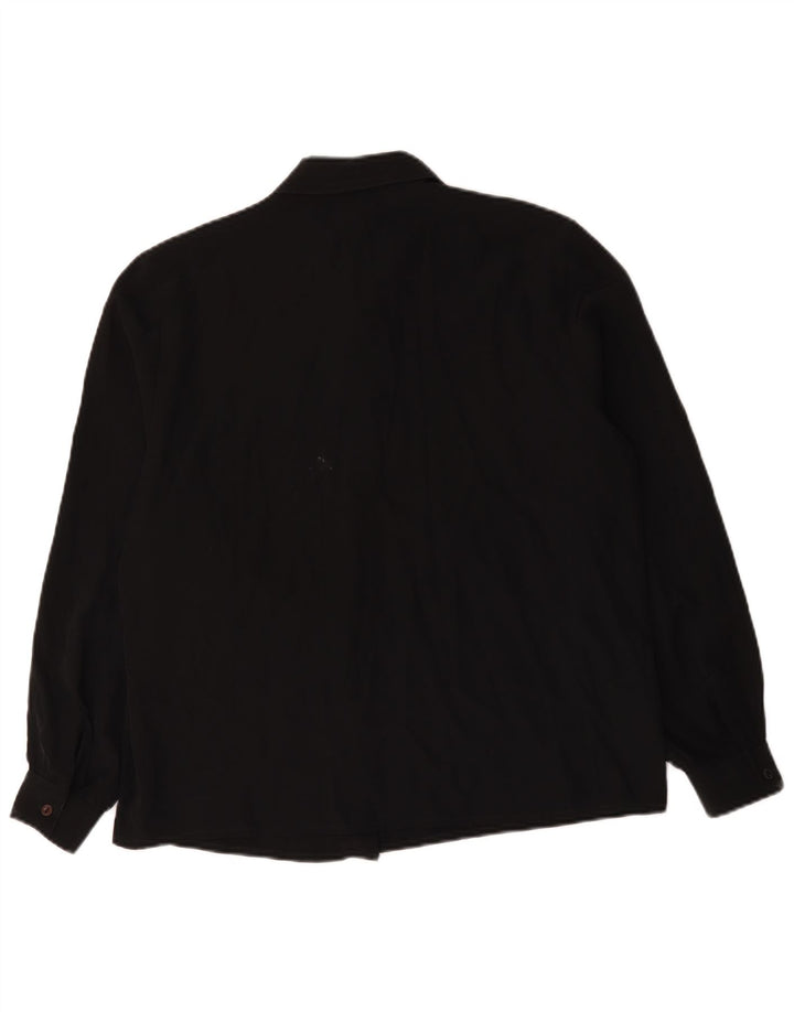 Primavera Firenze skjortebluse til kvinder UK 18 XL Sort Polyester