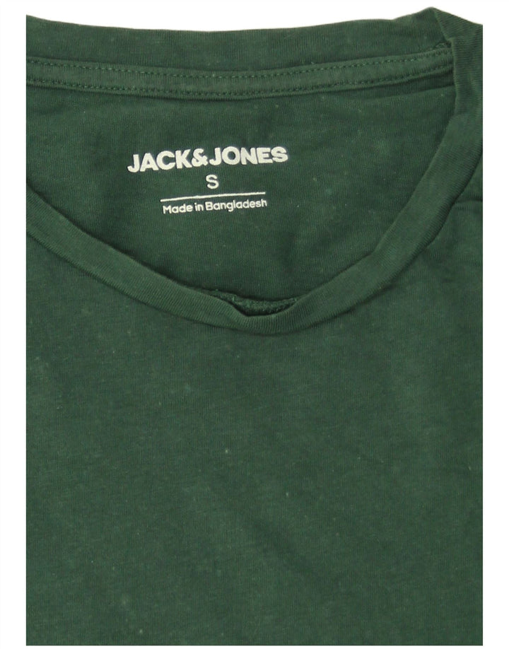 Jack & Jones Herre grafisk T-shirt Top Lille grøn bomuld