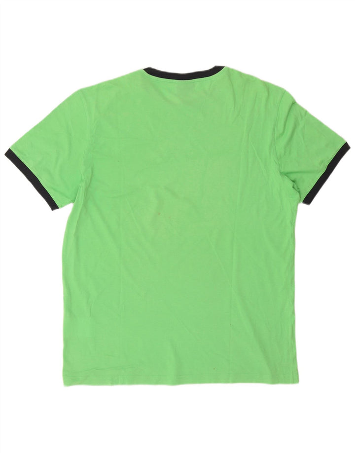 Champion Herre T-Shirt Top 2XL Grøn Bomuld