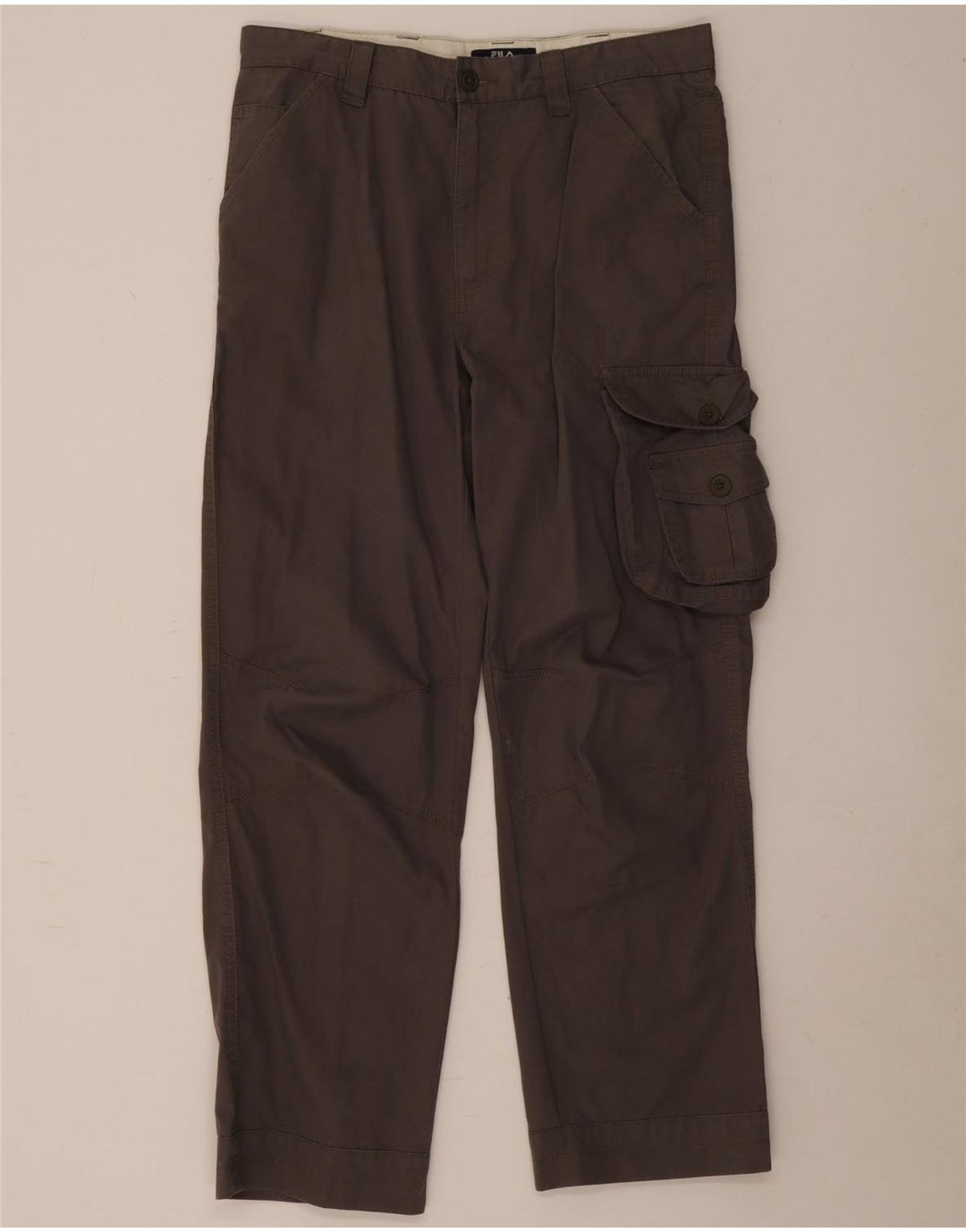 Fila Straight Cargo bukser til mænd W32 L28 brun bomuld