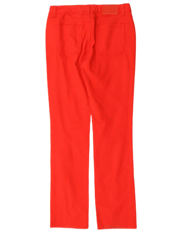 Zara Dame Straight Jeans EU 40 Medium W30 L31 Rød Bomuld