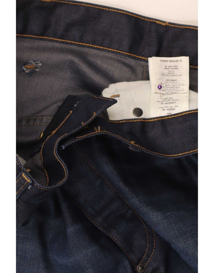 G-Star Løse jeans til mænd W36 L32 Marineblå bomuld