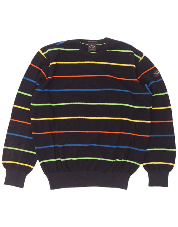 Paul & Shark Herre Yachting Crew Neck Jumper Sweater XL Marineblå stribet