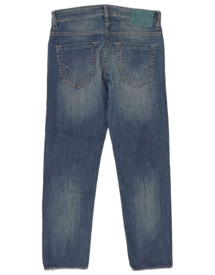 SIVIGLIA Cropped Jeans til kvinder W30 L26 blå bomuld