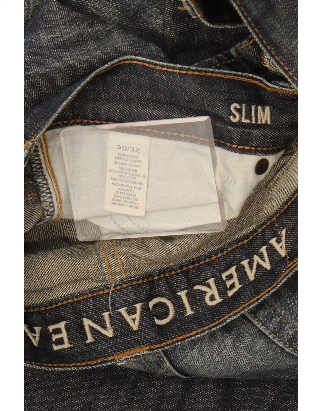 AMERICAN EAGLE Herre Slim Jeans W30 L32 Blå Bomuld