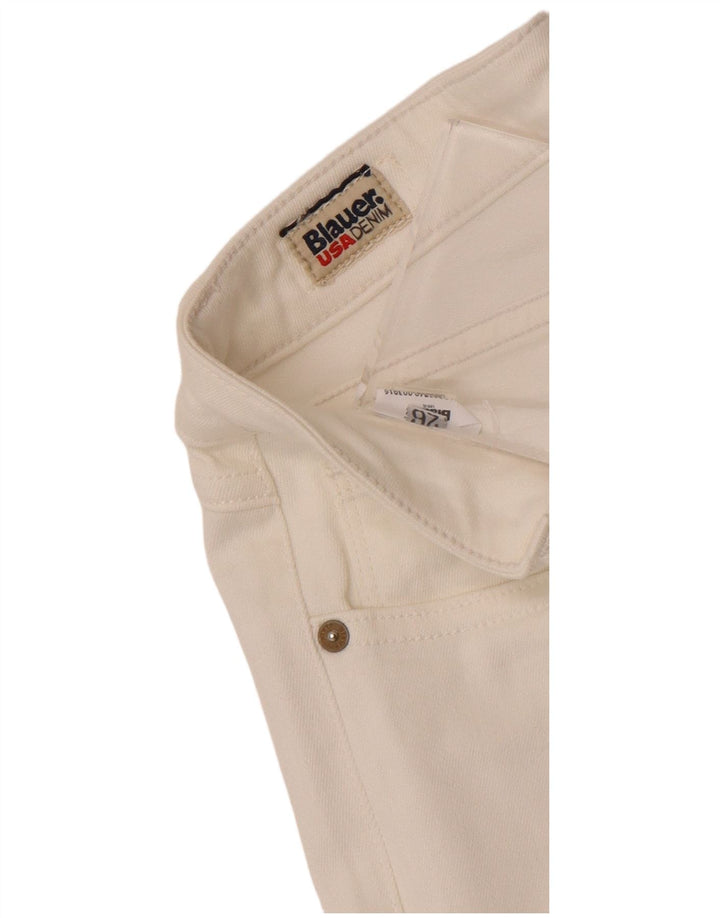Blauer Skinny Jeans til kvinder W26 L26 Hvid