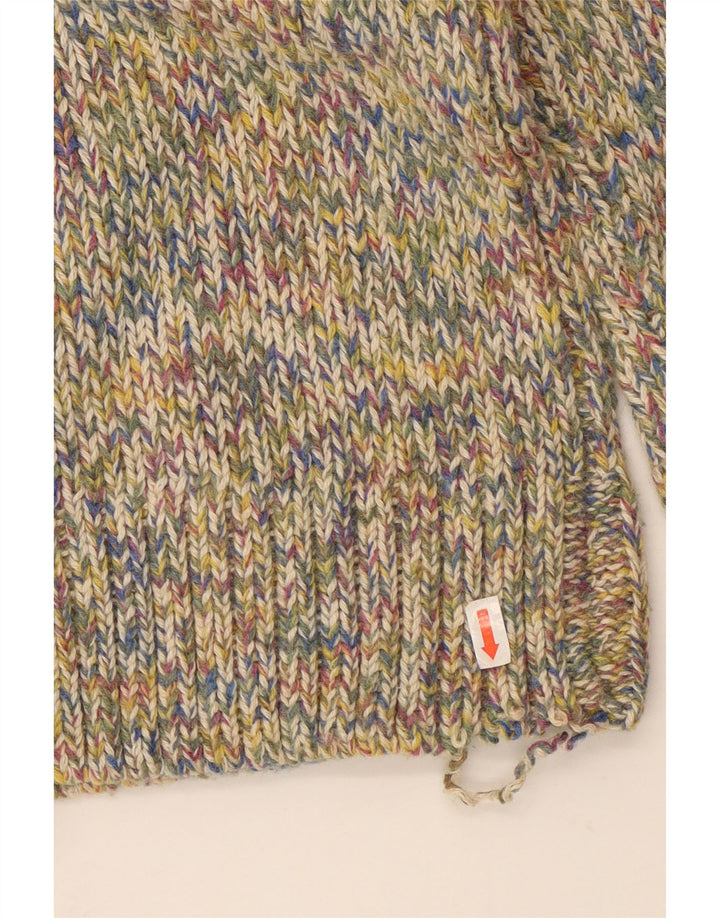 Fat Face Dame Turtle Neck Jumper Sweater UK 10 Small Multicolor