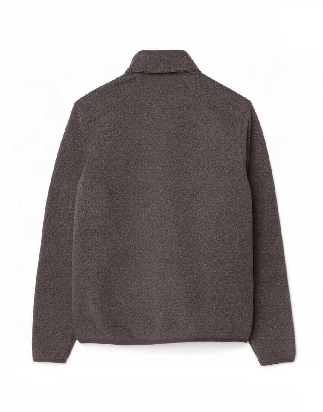 Calvin Klein Herre Golf Zip Neck Pullover Træningsdragt Top Lille Grå Flecked