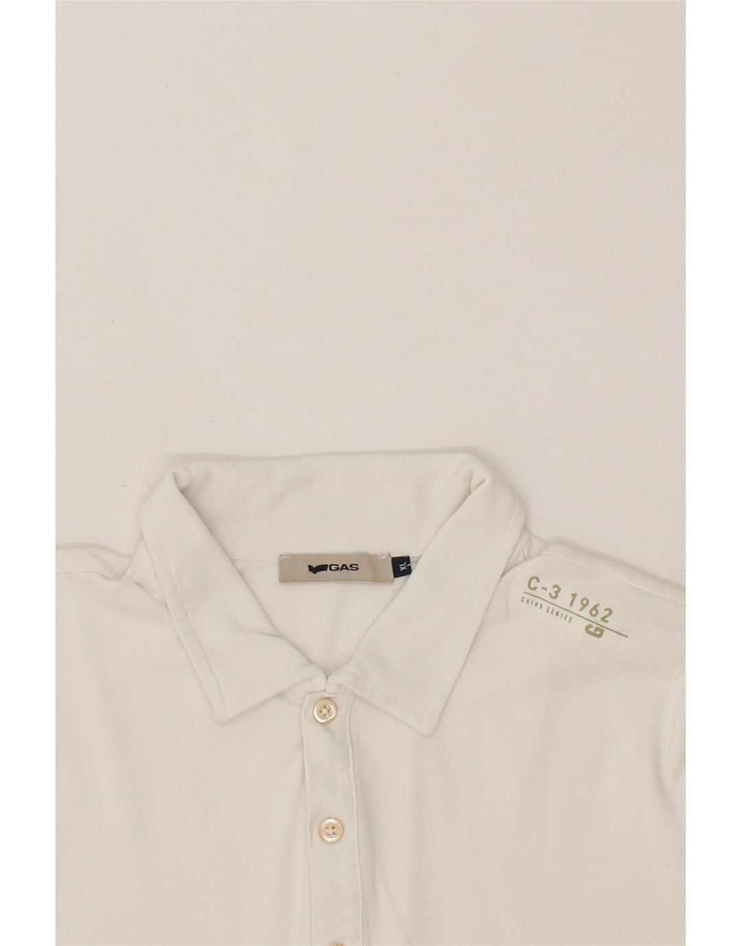 GAP Mens Slim Polo Shirt XL White Vintage Gap and Second-Hand Gap from Messina Hembry 
