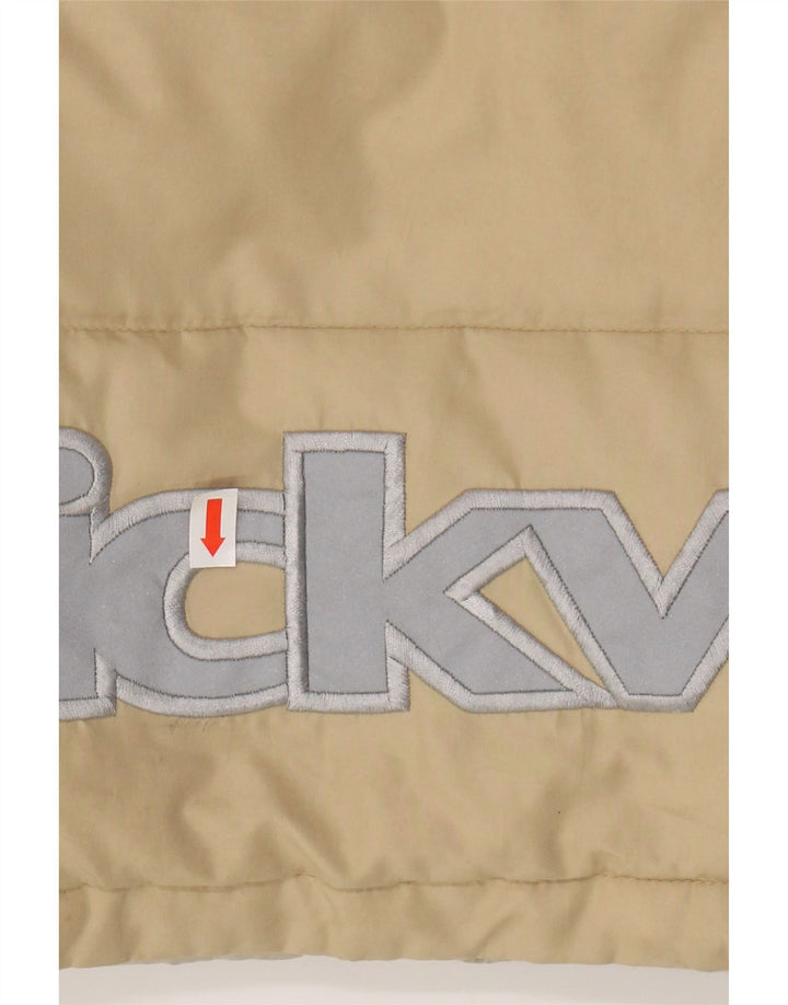 PICKWICK Mens Graphic Padded Coat UK 42 XL Beige Polyester