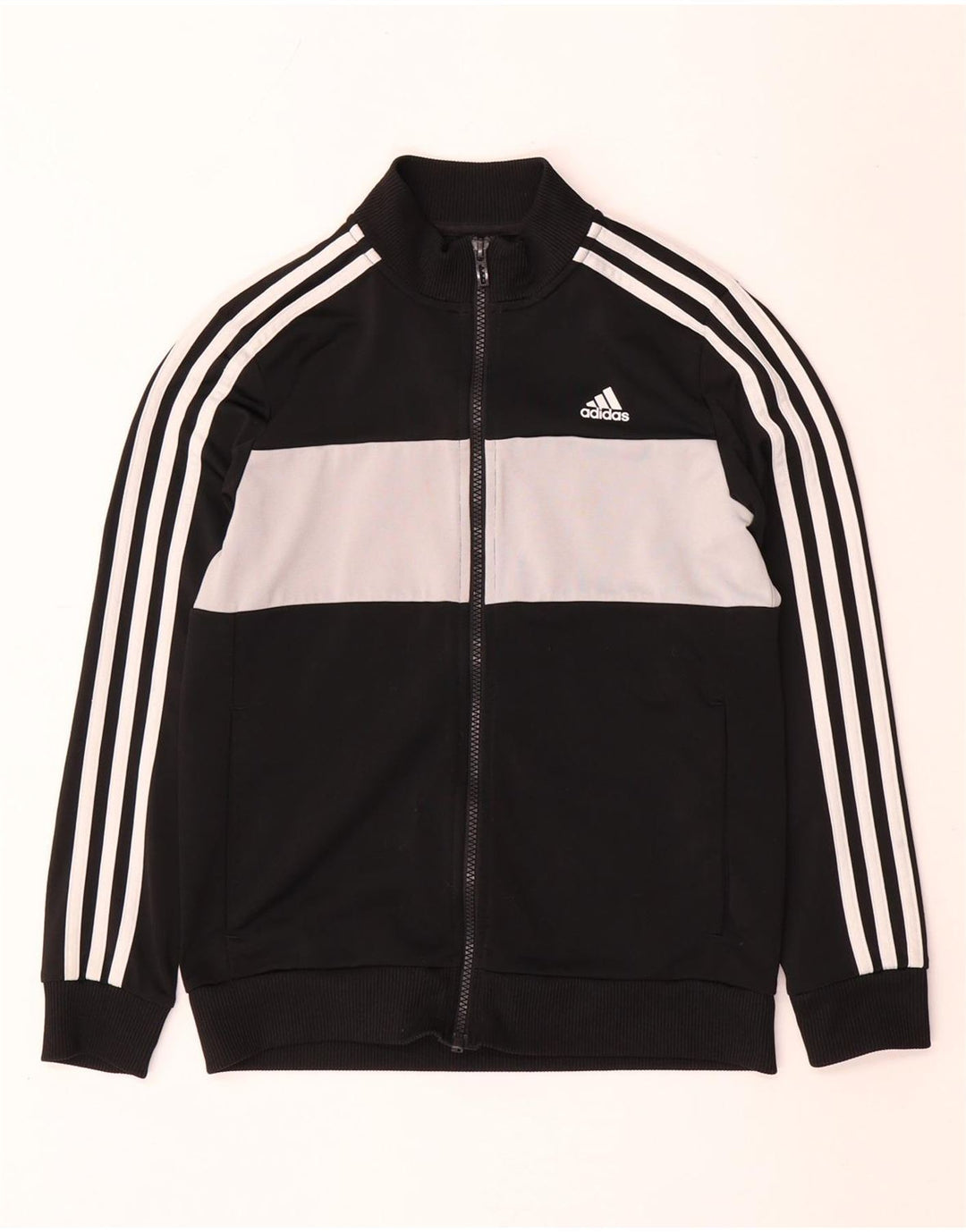 Adidas Træningsdragt Topjakke til drenge 11-12 år Sort Colourblock Polyester