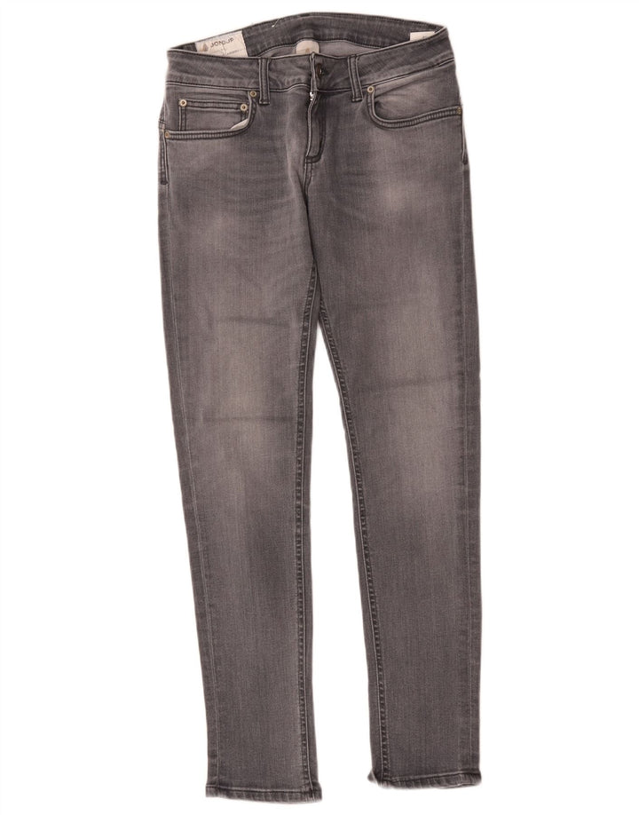 Dondup Dame Slim Jeans W28 L29 Grå Bomuld
