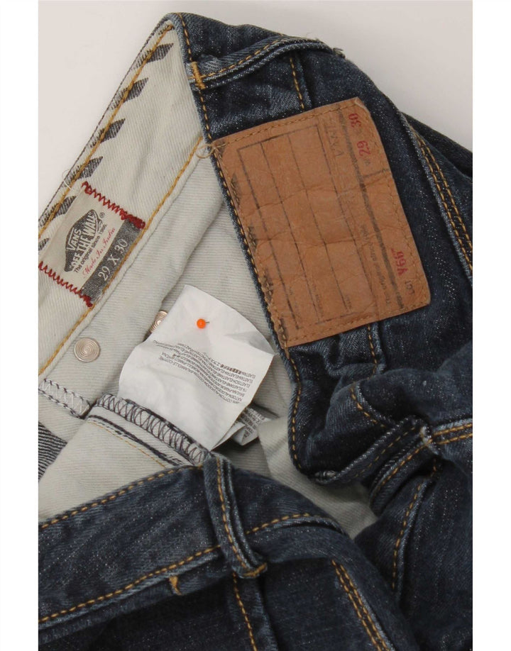 Vans Straight Jeans til mænd W29 L30 Marineblå Bomuld
