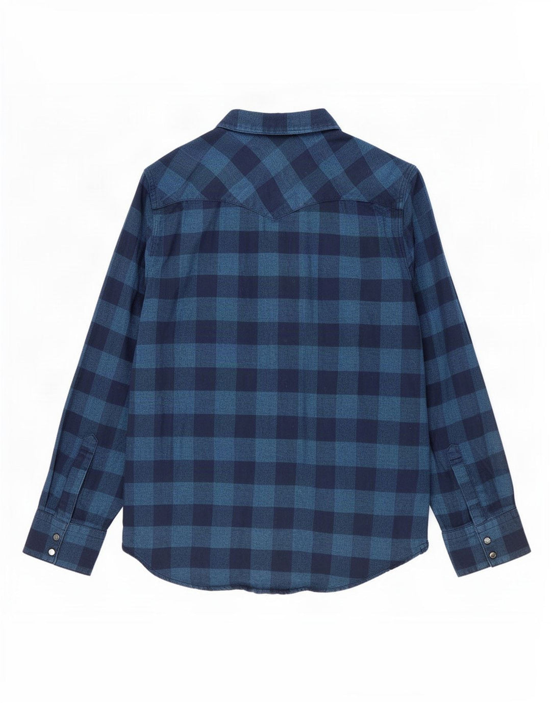 Levi's vestlige flannelskjorte til mænd Medium marineblå ternet bomuld