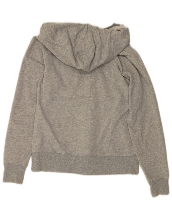 Gap Dame grafisk hættetrøje Sweater UK 8 Small Grey Flecked
