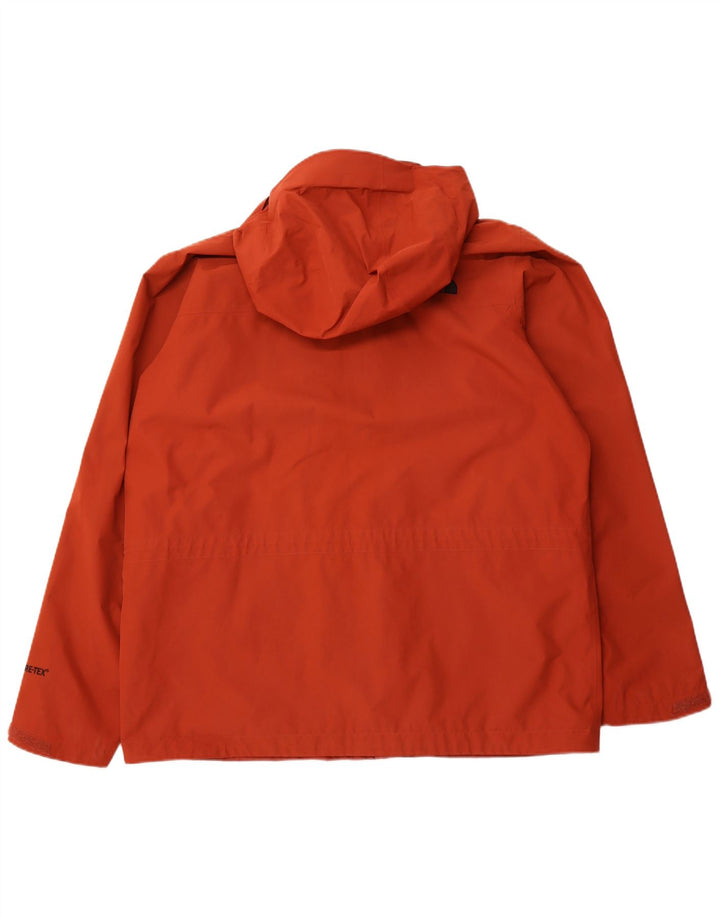 THE NORTH FACE Herre Gore-Tex Regnjakke med hætte UK 42 XL Orange Polyester
