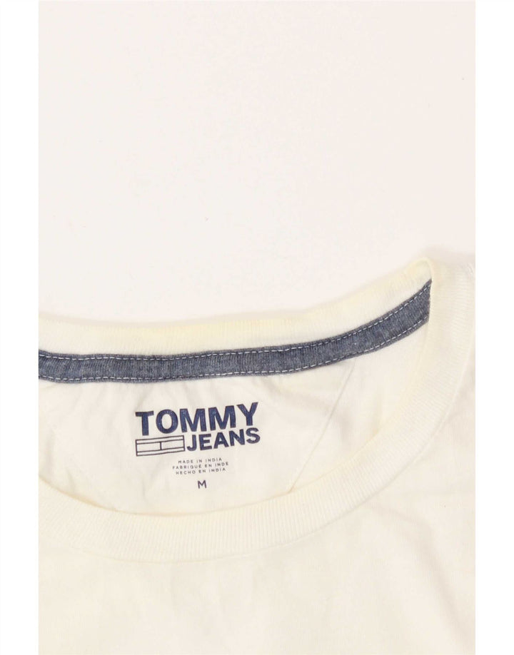 Tommy Hilfiger Herre grafisk T-shirt Top Medium White
